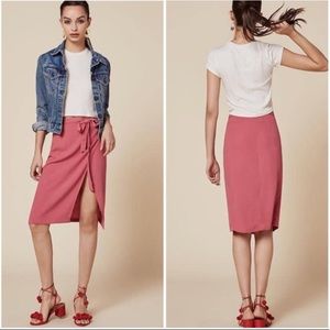 Reformation wrap skirt! Size small
